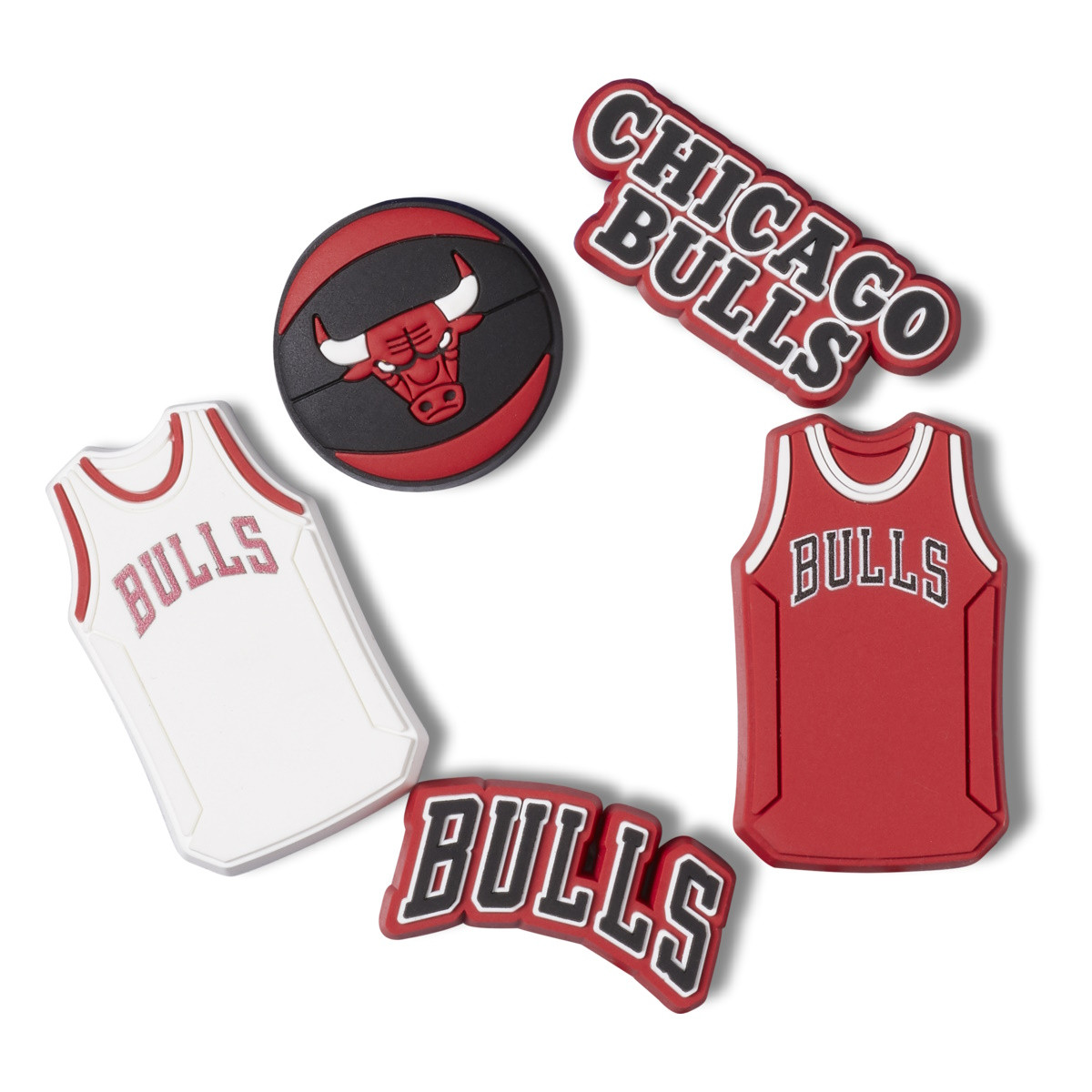Jibbitz Crocs NBA Chicago Bulls 5 Pack - imagine 7